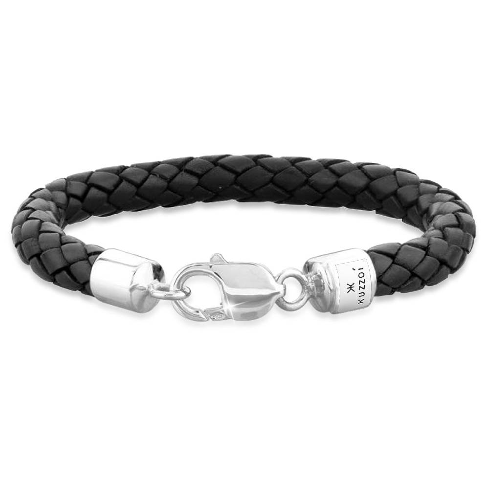 Kuzzoi Armband Krokodil Geflochten | Leder