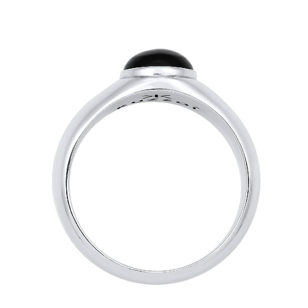 Kuzzoi Siegelring Oval | Onyx (Schwarz) Zeitlich begrenztes Angebot