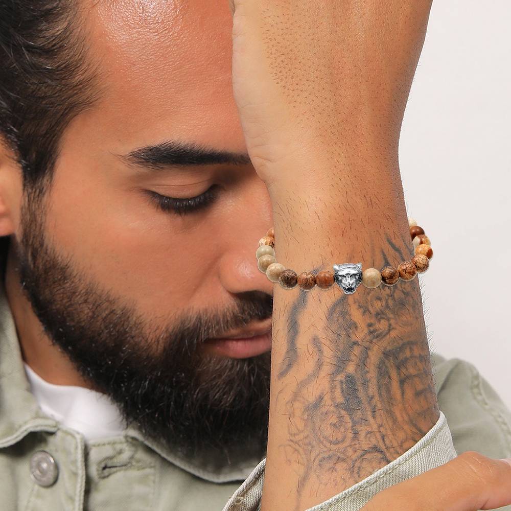 Kuzzoi Armband Tigerkopf | Achat (Braun) Discount Store für neue Produkte