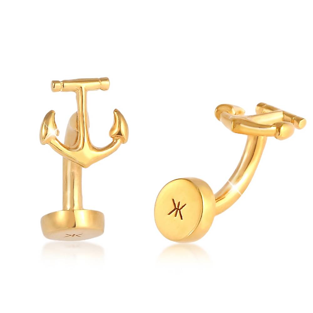Kuzzoi Manschettenknopf Anker Black Friday Preise