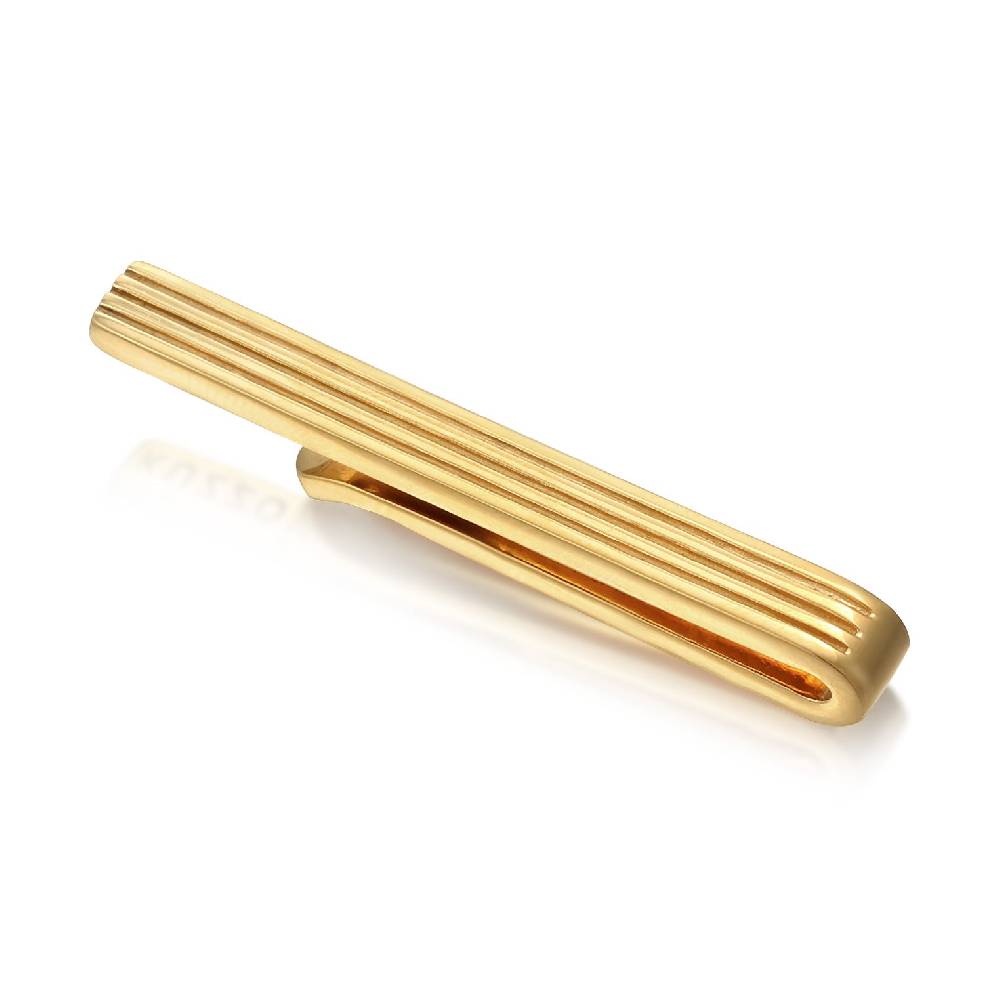 Kuzzoi Krawattennadel Rillen Design
