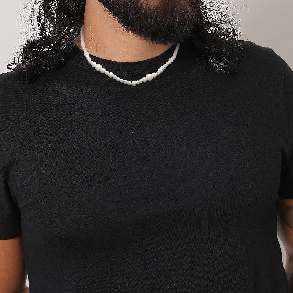 Kuzzoi Halskette Beads | Muschelkernperlen Fabrikpreis