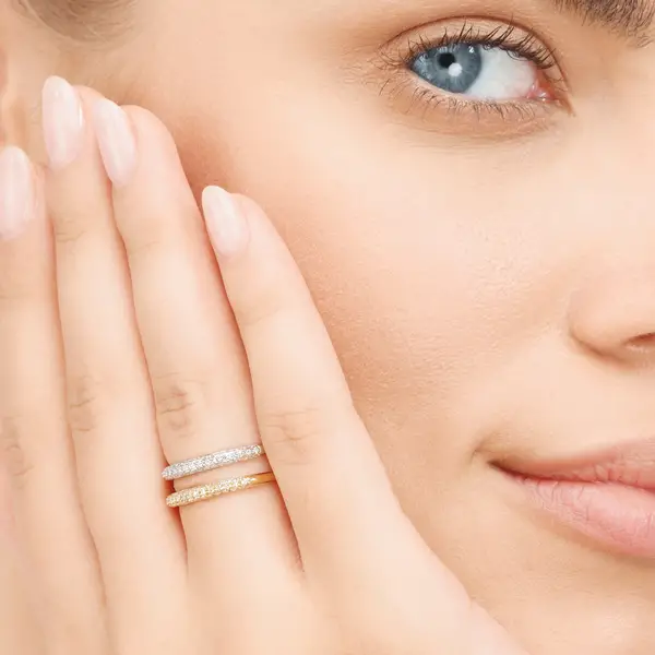 Leaf Jewelry Ring DAZZLE mit Diamanten, 14K Weißgold JETZT KAUFEN