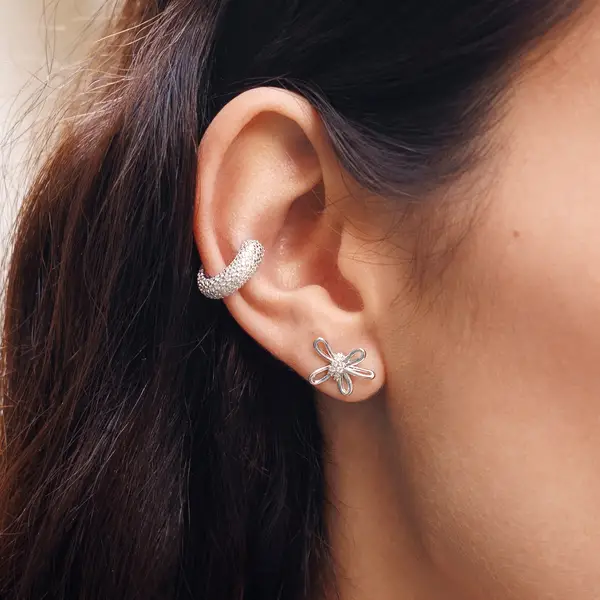 Leaf Jewelry Ohrstecker Blossom, klein, 925 Sterlingsilber Günstig kaufen