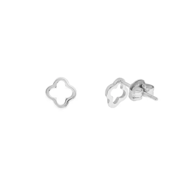 Leaf Jewelry Ohrstecker MINI Clover, 925 Sterlingsilber Saisonale Angebote