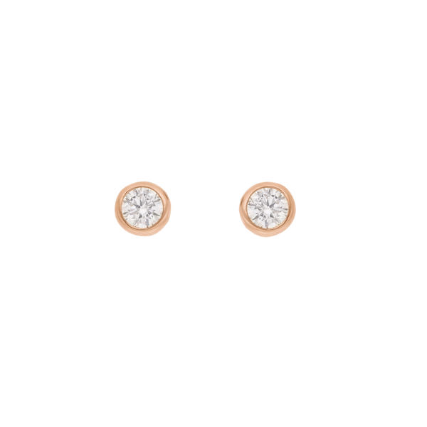 Leaf Jewelry Ohrstecker Pure, 18 K Rosegold vergoldet Sonderangebote
