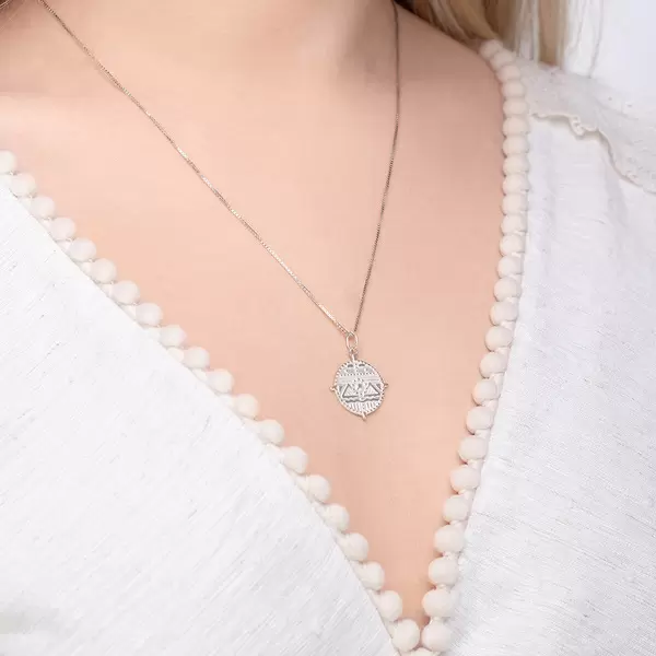 Leaf Jewelry Halskette Lucky Coin, 60cm, 925 Sterlingsilber Bis zu 55% Rabatt