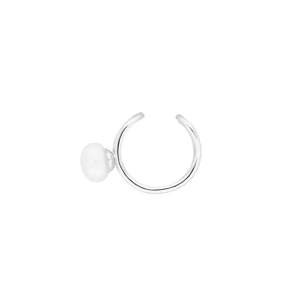 Leaf Jewelry Earcuff 2 Pearls, 925 Sterlingsilber Fabrik Onlineshop
