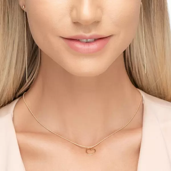 Leaf Jewelry Halskette GENTLE HEART, 14 K Gelbgold Osterangebot