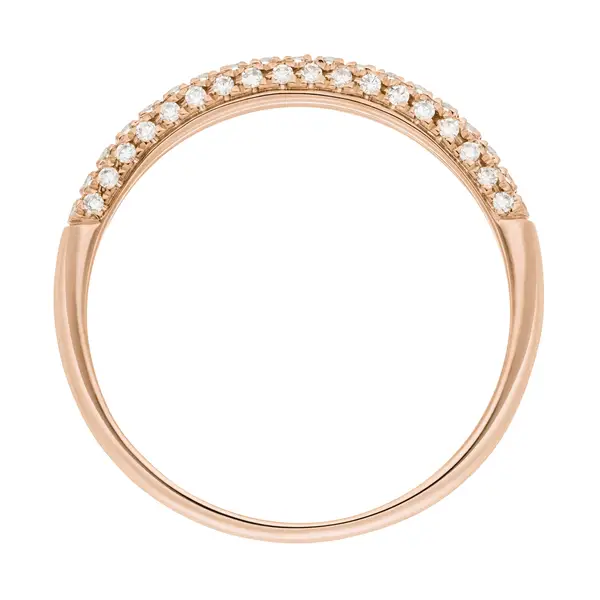 Leaf Jewelry Ring DAZZLE mit Diamanten, 14K Rosegold Online Outlet