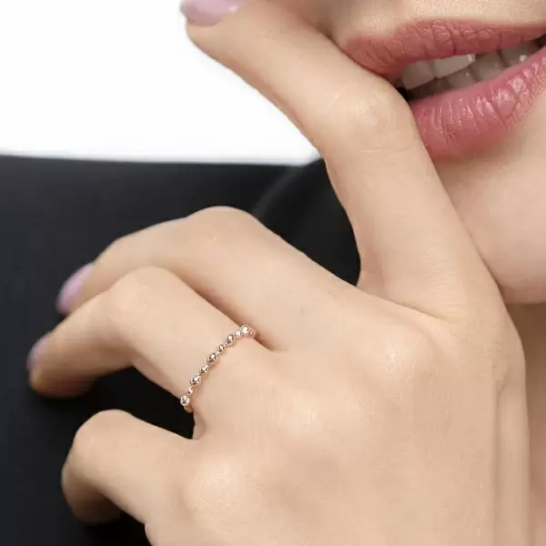 Leaf Jewelry Ring Kugel, 18 K Roségold Begrenzt auf 3 Tage