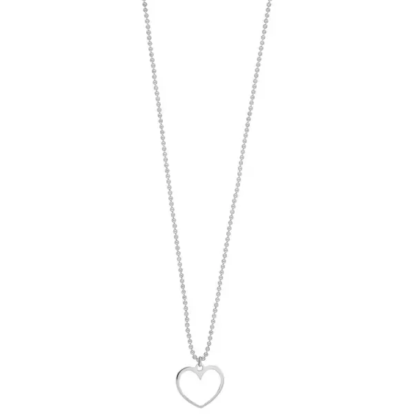 Leaf Jewelry Halskette GENTLE HEART, 14 K Weißgold