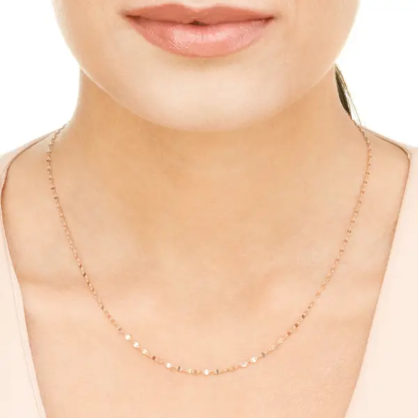 Leaf Jewelry Halskette Shiny Twist, 14K Gelbgold Versandkostenfrei