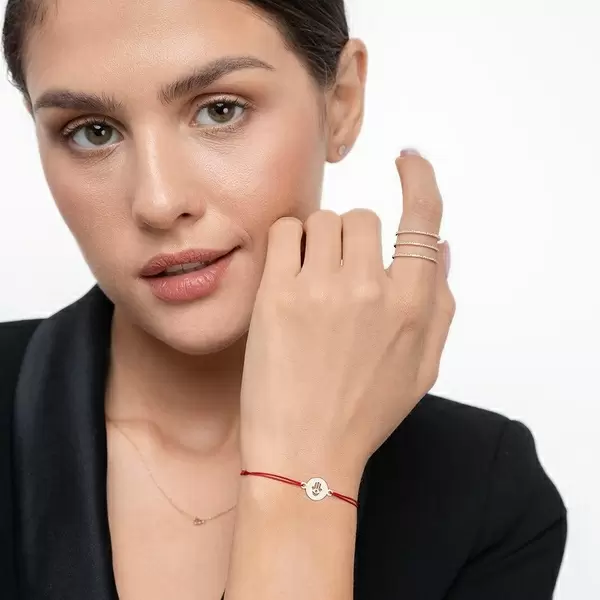 Leaf Jewelry Ring Triple mit Diamanten, 18 K Rosegold, Größe 46 Großer Ausverkauf