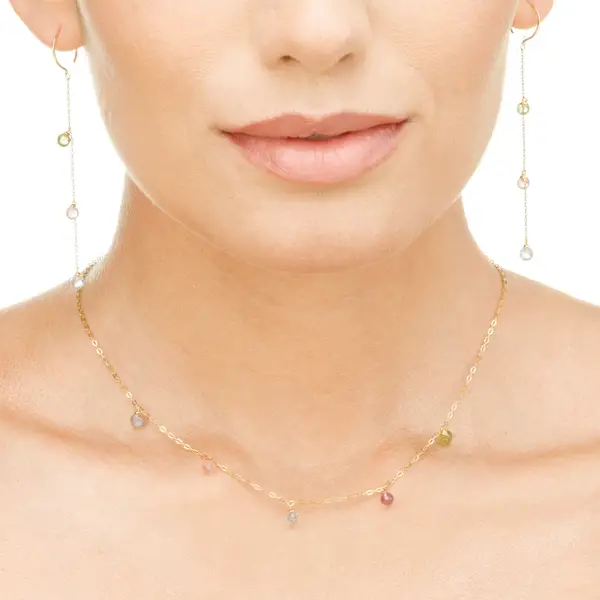 Leaf Jewelry Halskette Sweet Gems, 14K Gelbgold Flash Sale
