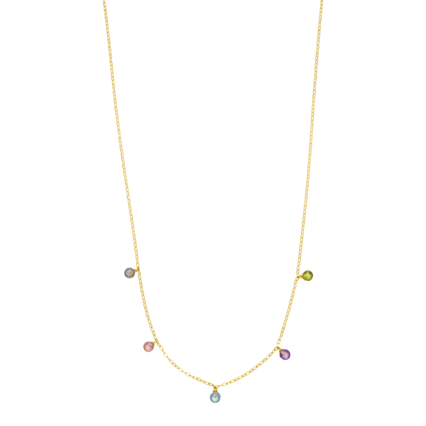 Leaf Jewelry Halskette Sweet Gems, 14K Gelbgold Flash Sale