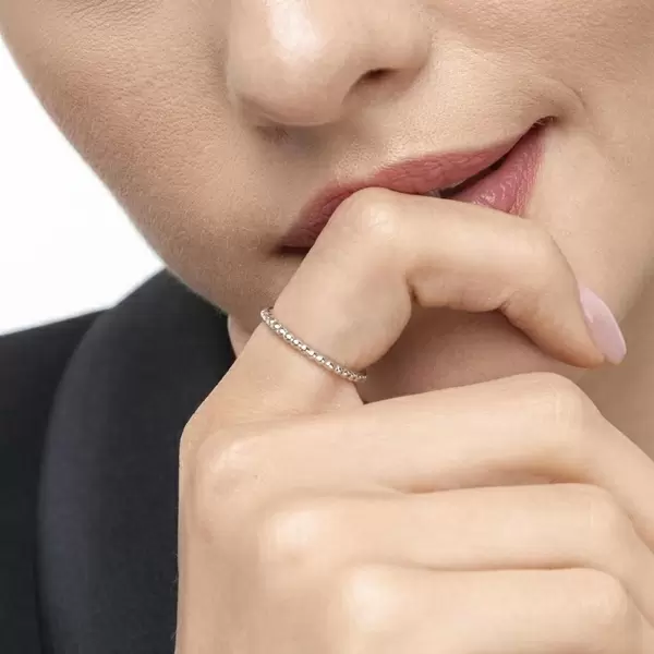 Leaf Jewelry Ring Kugel, 18 K Weissgold Online Outlet