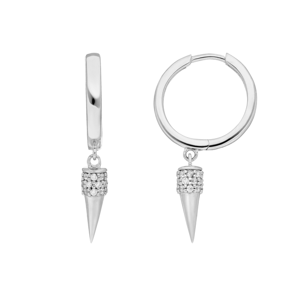 Leaf Jewelry Creole Single Stud, 925 Sterlingsilber Letzte 3 Tage