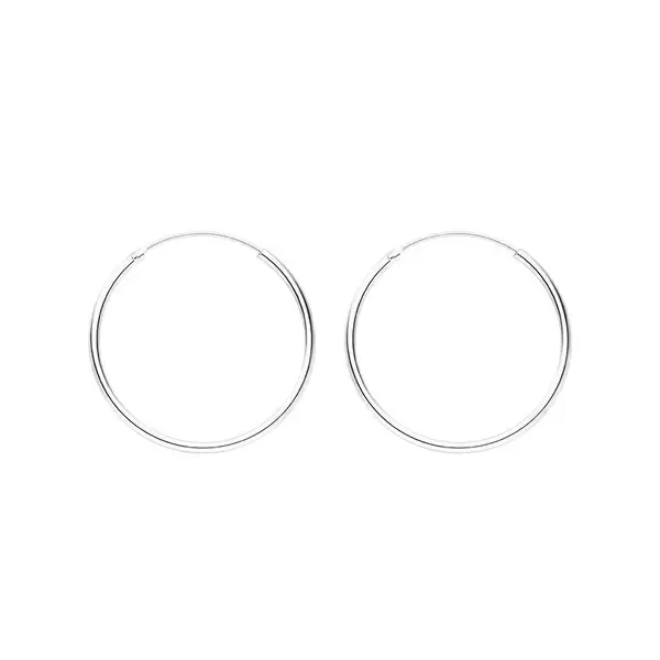 Leaf Jewelry Creole Pure, 30mm, 925 Sterlingsilber Bis zu 55% Rabatt
