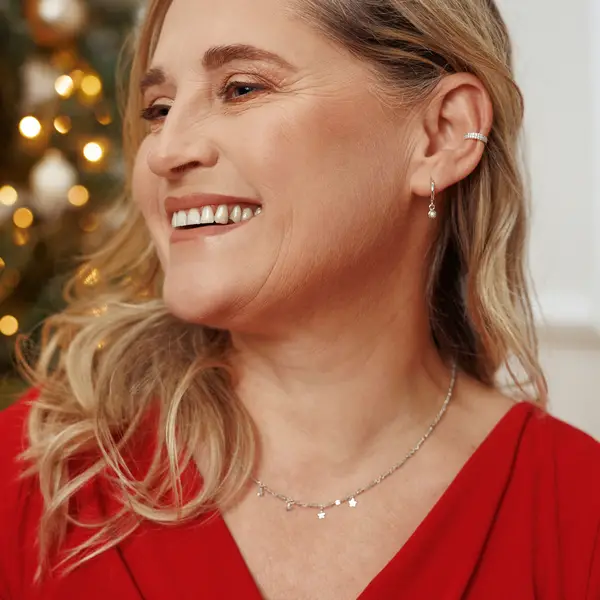 Leaf Jewelry Halskette Labradorit Stars, 18 K Rosegold vergoldet Günstig kaufen