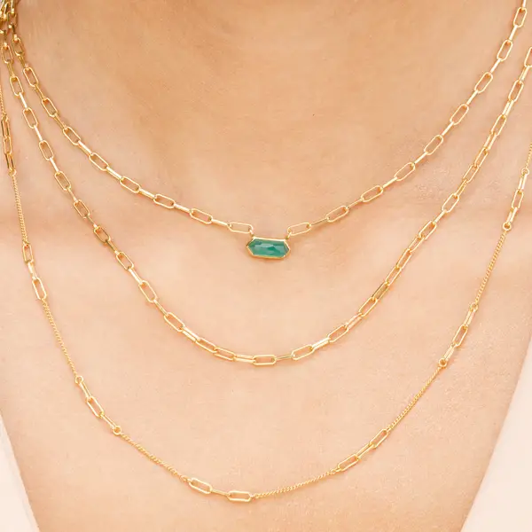 Leaf Jewelry Silber Halskette, CUBE I Sonderangebote