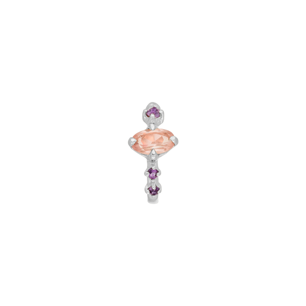 Leaf Jewelry Silber Earcuff Gorgeous Gems, Rosenquarz 2025