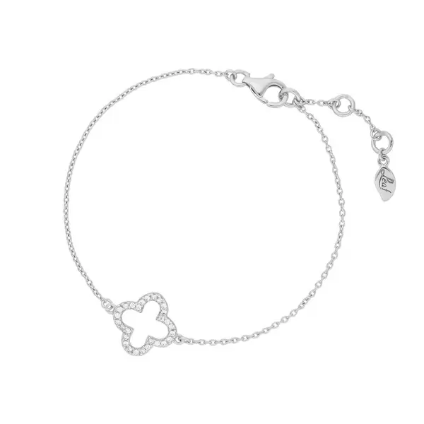 Leaf Jewelry Armband Kleeblatt, 925 Sterlingsilber Super Sparpreis