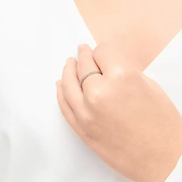 Leaf Jewelry Memoryring, 925 Sterlingsilber, Größe 50 Kostenlose Rückgabe