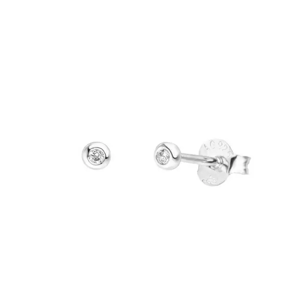 Leaf Jewelry Ohrstecker MINI Pure 18 K Gelbgold vergoldet, 925 Sterlingsilber Begrenzte Freigabe