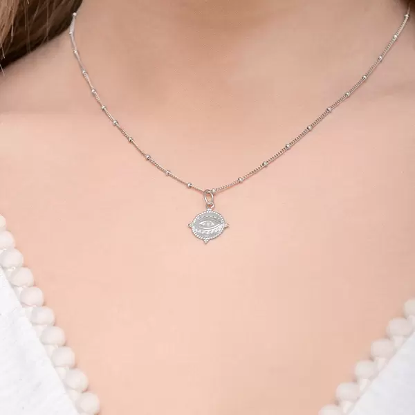 Leaf Jewelry Halskette Evil Eye, 45cm, 925 Sterlingsilber Bis zu 55% Rabatt