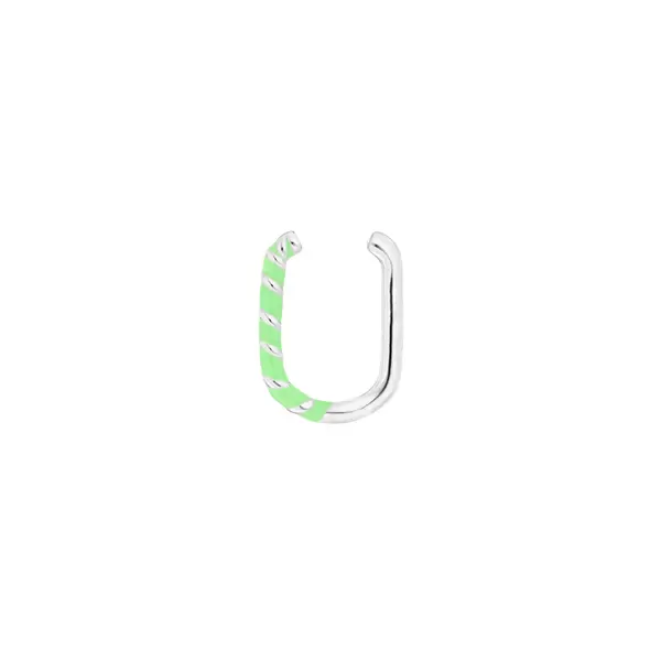 Leaf Jewelry Silber Earcuff, Neon Twist 50% Rabatt mit kostenlosem Versand