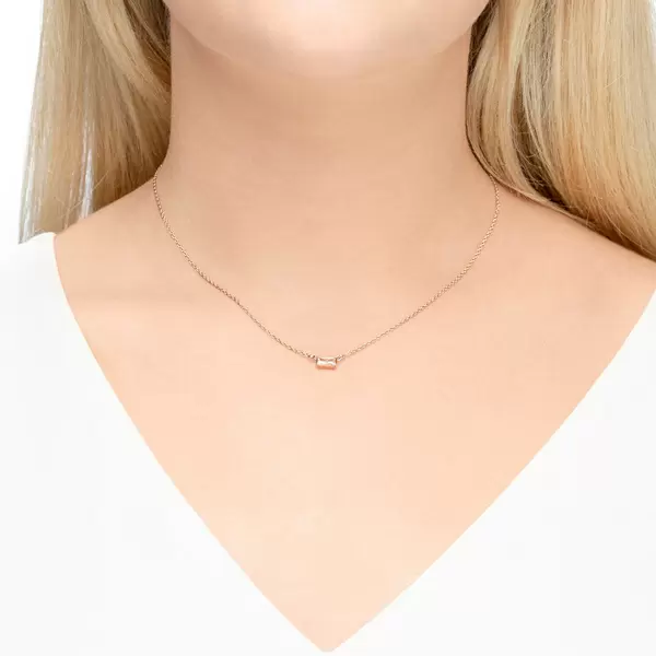 Leaf Jewelry Halskette SPARKLE, 18 K Rosegold vergoldet Clearance-Verkauf