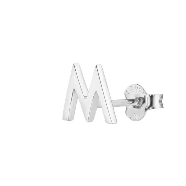 Leaf Jewelry Buchstabenstecker, 925 Sterlingsilber, 1 Stück, B Günstiger Verkauf