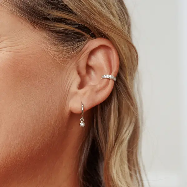 Leaf Jewelry Silber Earcuff, Zirkonia Super Sparpreis