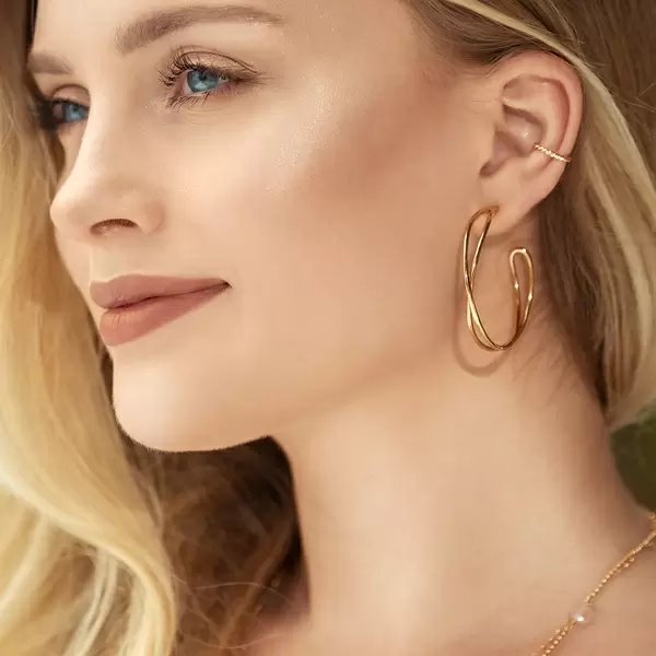 Leaf Jewelry Silber Creole, TUBE, Rosegold Letzte 3 Tage