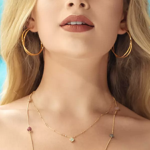 Leaf Jewelry Silber Creole, TUBE, Rosegold Letzte 3 Tage