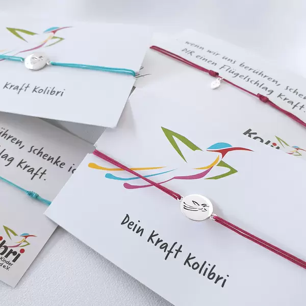 Leaf Jewelry Charity Armband KOLIBRI, Fuchsia 50% Rabatt mit kostenlosem Versand