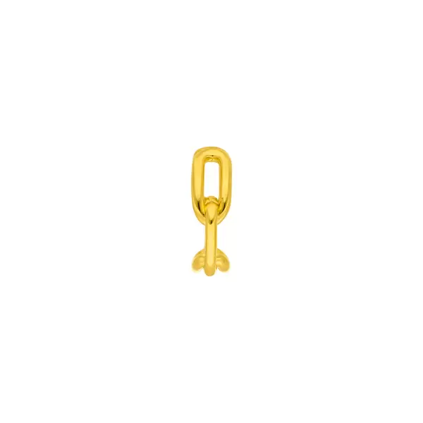 Leaf Jewelry Silber Earcuff, CHAIN, Gelbgold Rabatte dieses Monats