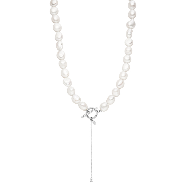 Leaf Jewelry Halskette Barockperle, 925 Sterlingsilber Sonderangebot