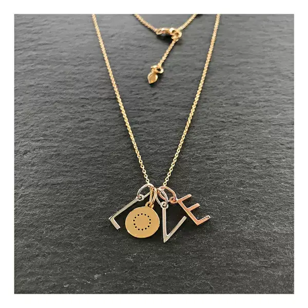 Leaf Jewelry Buchstaben Halskette-A Begrenztes Angebot