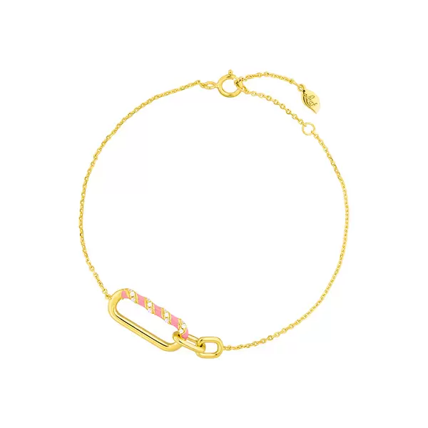 Leaf Jewelry Silber Armkette, Gelbgold, Neon Twist Sonderangebote