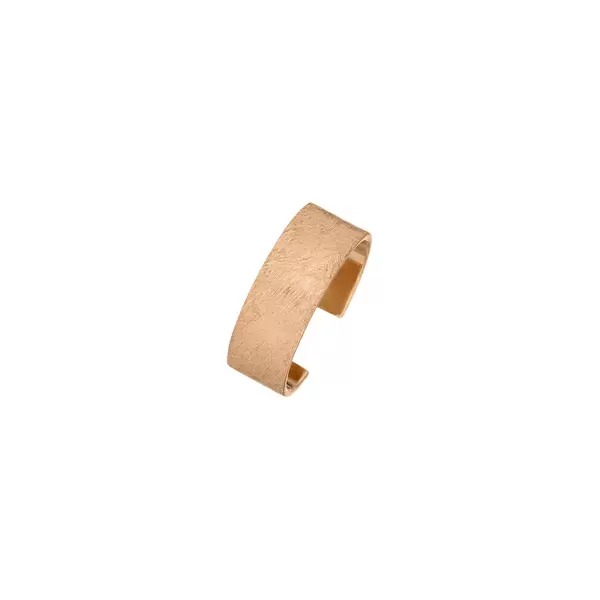 Leaf Jewelry Earcuff Matt, 4mm, 18 K Rosegold vergoldet VIP-Rabatte