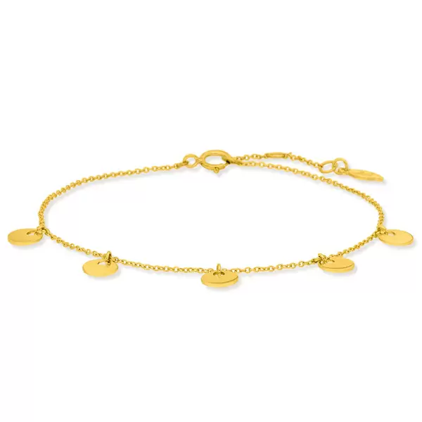 Leaf Jewelry Armkette Platelet, 14 K Gelbgold Riesige Rabatte