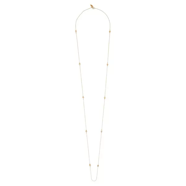 Leaf Jewelry Halskette Sternplättchen, 18 K Rosegod vergoldet Fabrikverkauf