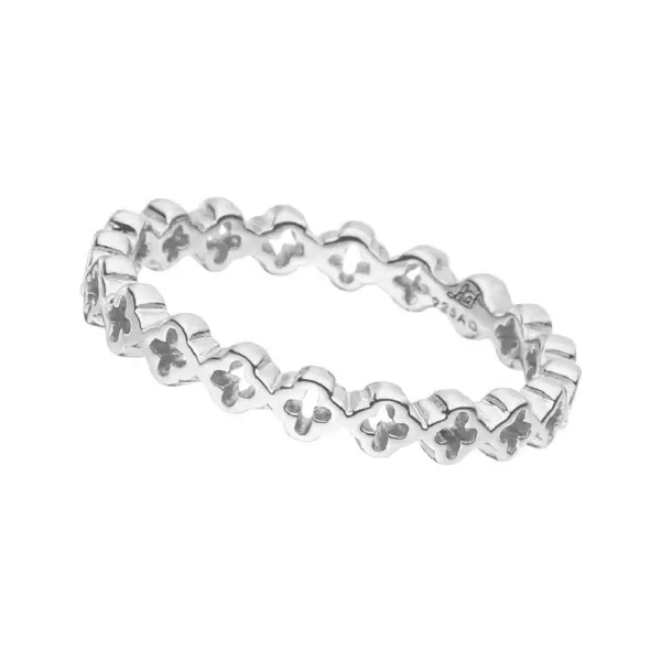 Leaf Jewelry Ring Endless Clover, 925 Sterlingsilber, Gr.56 Flash Sale