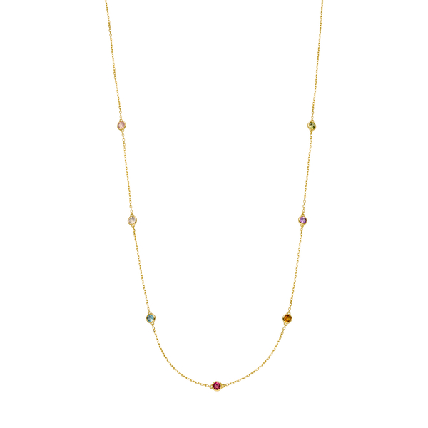 Leaf Jewelry Halskette Fine Gems, 14K Gelbgold Kauf eins, bekomm eins gratis