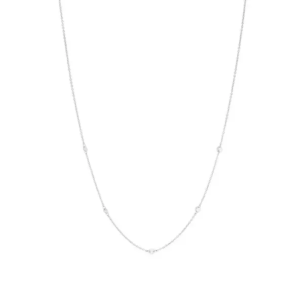 Leaf Jewelry Halskette Pure Quintruple Diamant, 18K Weißgold Bis zu 50% Rabatt