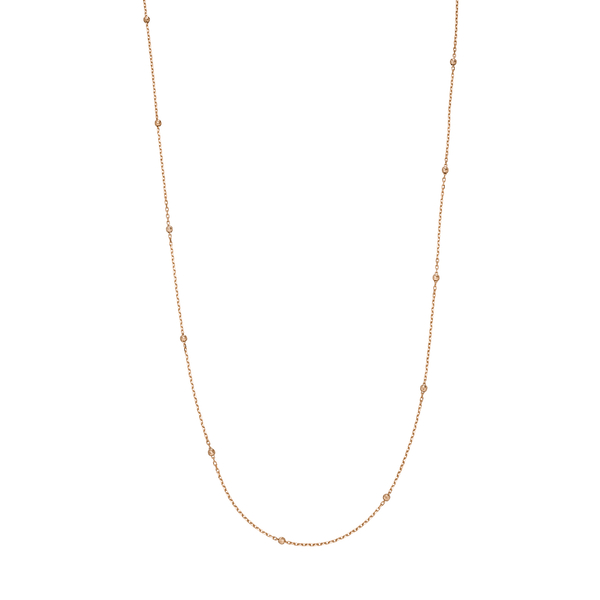 Leaf Jewelry Halskette Beads, 14K Rosegold Neuheiten