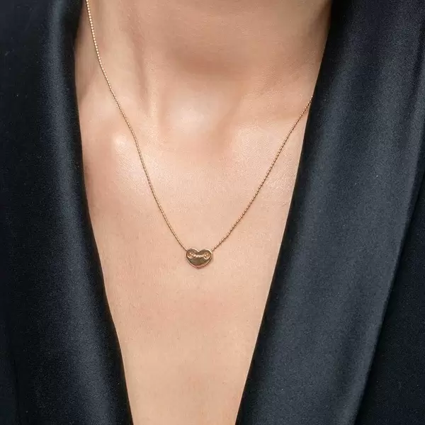 Leaf Jewelry Halskette Heart, 14 K Gelbgold Letzter Tag