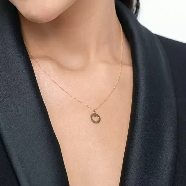 Leaf Jewelry Halskette Heart, 14 K Gelbgold Black Friday Preise